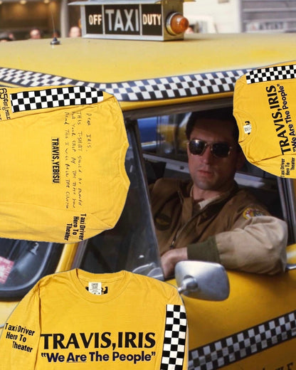 【TAXI DRIVER】TRAVIS,IRIS Long Sleeve T-shirt/MUSTARD【SCENE10】