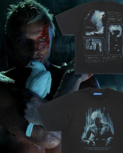 【BLADE RUNNER】Tears in Rain T-shirt/BLACK【SCRT】