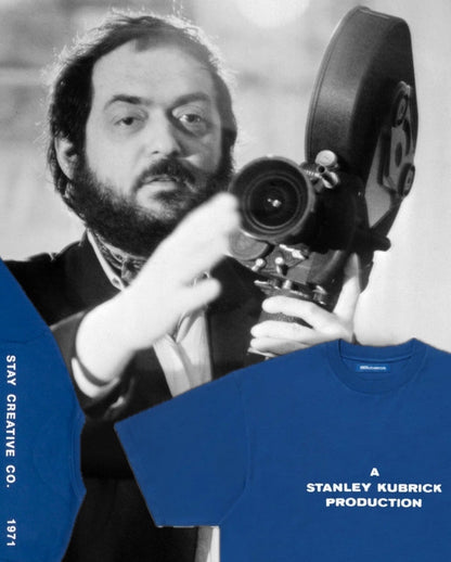 【STANLEY KUBRICK】A STANLEY KUBRICK PRODUCTION T-Shirt/BLUE【SCRT】