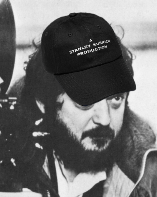 【STANLEY KUBRICK】A STANLEY KUBRICK PRODUCTION Dad Cap/BLACK【SCRT】