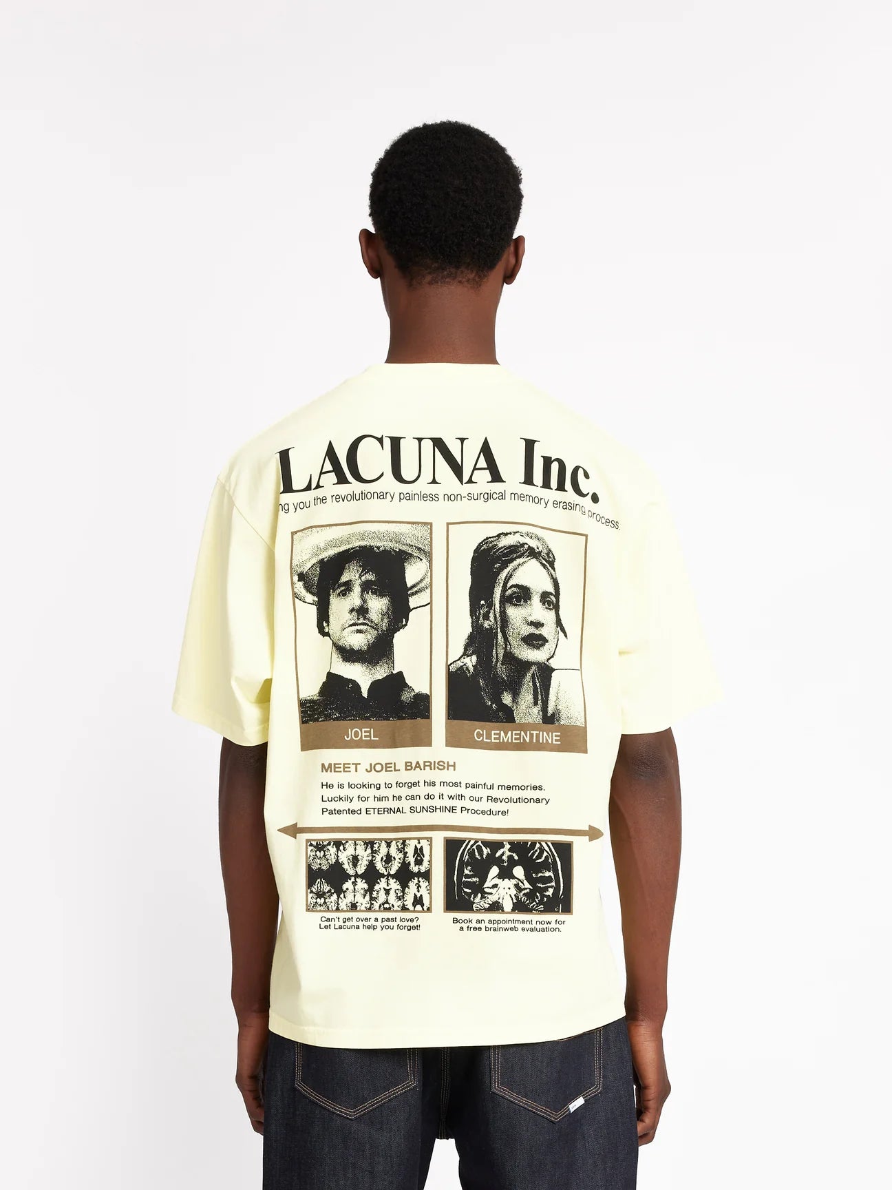 【Eternal Sunshine of the Spotless Mind】Don't Forget T-shirt w)Sticker Set/LEMONADE【SCRT】