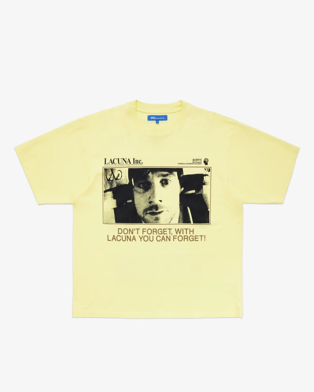 【Eternal Sunshine of the Spotless Mind】Don't Forget T-shirt w)Sticker Set/LEMONADE【SCRT】