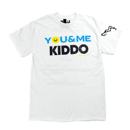 × KIDDO / Y☺︎U & ME T-shirt ~WHITE 【SCENE0】