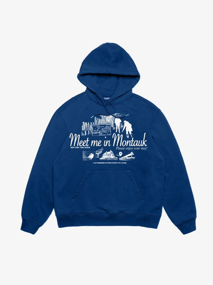 SCRT / Meet Me in Montauk Hoodie ~Blue【Eternal Sunshine of the Spotless Mind】