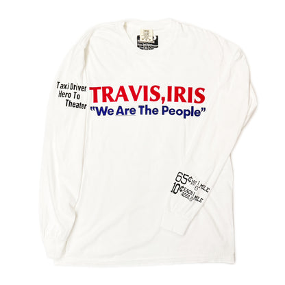 TRAVIS / TRAVIS,IRIS Long Sleeve Tee ~WHITE【SCENE10】