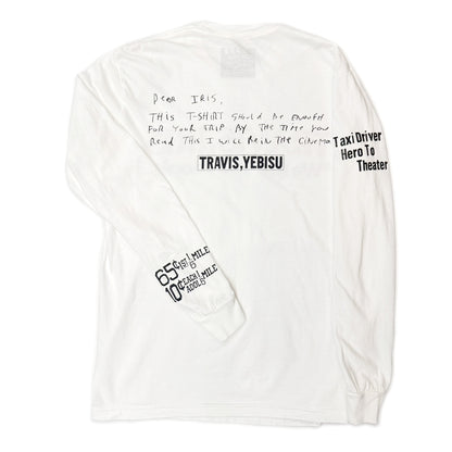 TRAVIS / TRAVIS,IRIS Long Sleeve Tee ~WHITE【SCENE10】